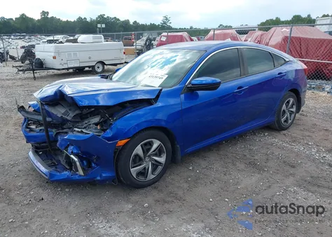 2019 Honda Civic Lx from USA, damaged, VIN 19XFC2F65KE040030